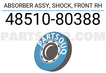 Toyota 4851080388 ABSORBER ASSY, SHOCK, FRONT RH
