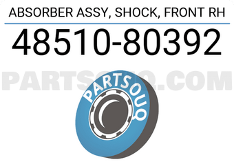 Toyota 4851080392 ABSORBER ASSY, SHOCK, FRONT RH