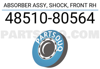 Toyota 4851080564 ABSORBER ASSY, SHOCK, FRONT RH