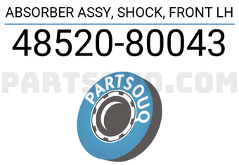 Toyota 4852080043 ABSORBER ASSY, SHOCK, FRONT LH