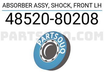 Toyota 4852080208 ABSORBER ASSY, SHOCK, FRONT LH