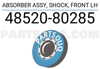 Toyota 4852080285 ABSORBER ASSY, SHOCK, FRONT LH