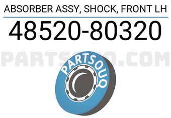 Toyota 4852080320 ABSORBER ASSY, SHOCK, FRONT LH