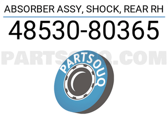 Toyota 4853080365 ABSORBER ASSY, SHOCK, REAR RH