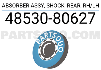 Toyota 4853080627 ABSORBER ASSY, SHOCK, REAR, RH/LH