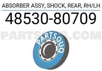 Toyota 4853080709 ABSORBER ASSY, SHOCK, REAR, RH/LH