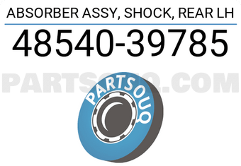 Toyota 4854039785 ABSORBER ASSY, SHOCK, REAR LH