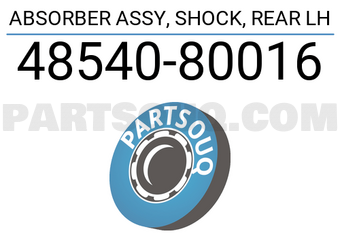 Toyota 4854080016 ABSORBER ASSY, SHOCK, REAR LH