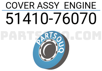 Toyota 5141076070 COVER ASSY ENGINE
