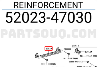 Toyota 5202347030 REINFORCEMENT