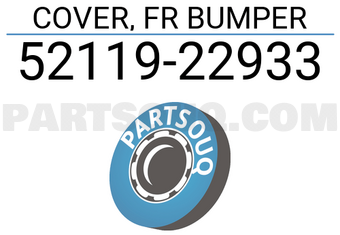 Toyota 5211922933 COVER, FR BUMPER