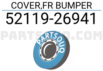 Toyota 5211926941 COVER,FR BUMPER
