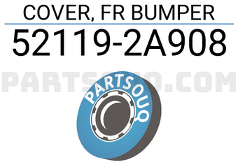 Toyota 521192A908 COVER, FR BUMPER