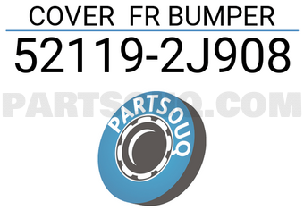 Toyota 521192J908 COVER FR BUMPER