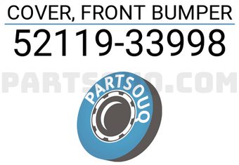 Toyota 5211933998 COVER, FRONT BUMPER