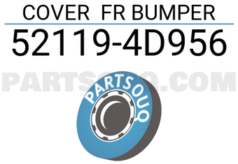Toyota 521194D956 COVER FR BUMPER