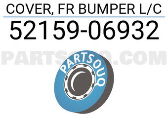 Toyota 5215906932 COVER, FR BUMPER L/C
