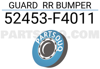 Toyota 52453F4011 GUARD RR BUMPER