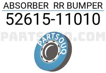 Toyota 5261511010 ABSORBER RR BUMPER