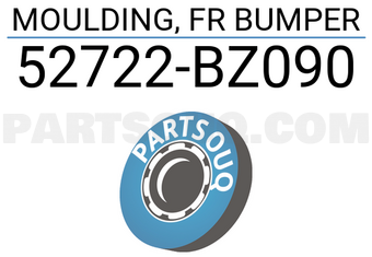 Toyota 52722BZ090 MOULDING, FR BUMPER