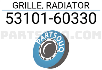 Toyota 5310160330 GRILLE, RADIATOR