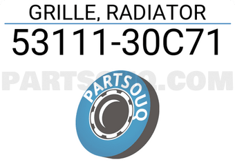 Toyota 5311130C71 GRILLE, RADIATOR