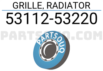 Toyota 5311253220 GRILLE, RADIATOR