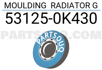 Toyota 531250K430 MOULDING RADIATOR G