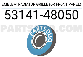 Toyota 5314148050 EMBLEM, RADIATOR GRILLE (OR FRONT PANEL)