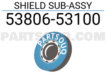 Toyota 5380653100 SHIELD SUB-ASSY