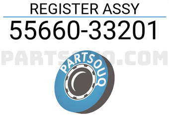 Toyota 5566033201 REGISTER ASSY