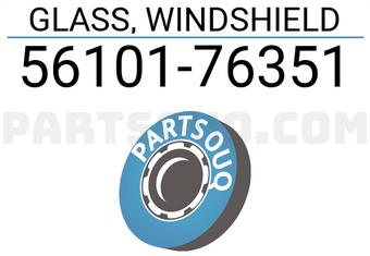 Toyota 5610176351 GLASS, WINDSHIELD
