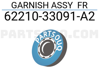 Toyota 6221033091A2 GARNISH ASSY FR