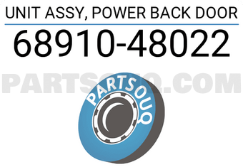 Toyota 6891048022 UNIT ASSY, POWER BACK DOOR