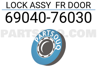Toyota 6904076030 LOCK ASSY FR DOOR