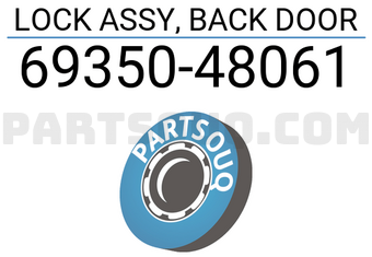 Toyota 6935048061 LOCK ASSY, BACK DOOR