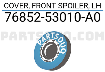 Toyota 7685253010A0 COVER, FRONT SPOILER, LH