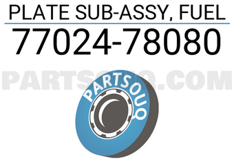Toyota 7702478080 PLATE SUB-ASSY, FUEL