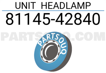 Toyota 8114542840 UNIT HEADLAMP