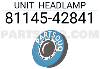 Toyota 8114542841 UNIT HEADLAMP