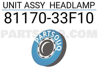 Toyota 8117033F10 UNIT ASSY HEADLAMP