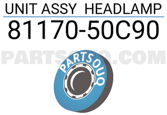 Toyota 8117050C90 UNIT ASSY HEADLAMP