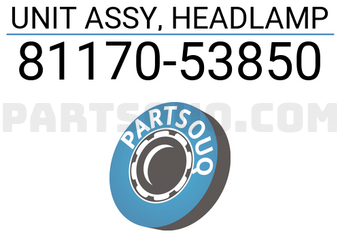 Toyota 8117053850 UNIT ASSY, HEADLAMP