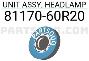 Toyota 8117060R20 UNIT ASSY, HEADLAMP