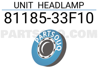 Toyota 8118533F10 UNIT HEADLAMP