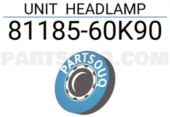 Toyota 8118560K90 UNIT HEADLAMP
