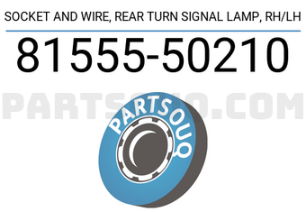 Toyota 8155550210 SOCKET AND WIRE, REAR TURN SIGNAL LAMP, RH/LH