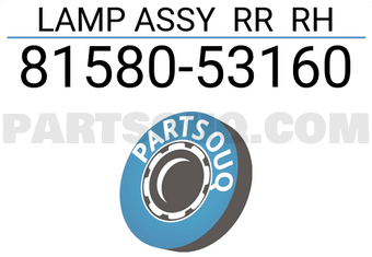 Toyota 8158053160 LAMP ASSY RR RH