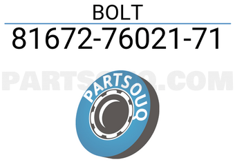 Toyota 816727602171 BOLT