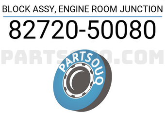 Toyota 8272050080 BLOCK ASSY, ENGINE ROOM JUNCTION